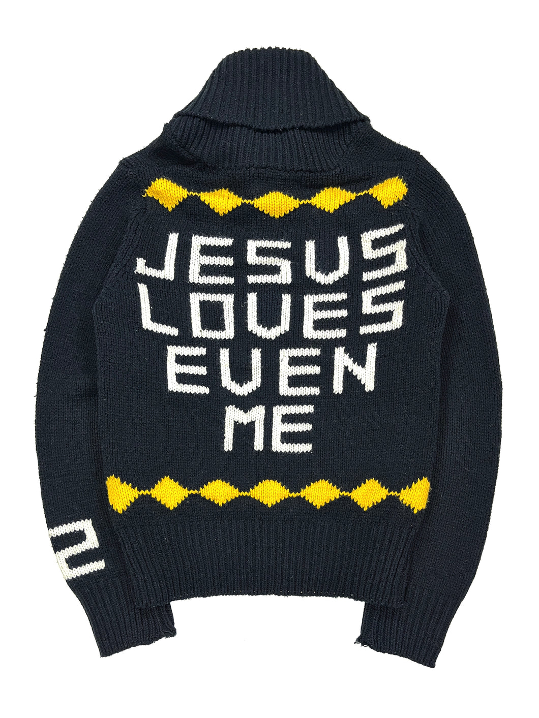 Dsquared2 “Jesus Loves Even Me” Sweater Knit Cowichan