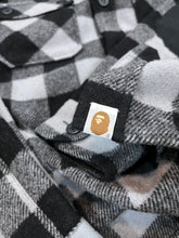 Load image into Gallery viewer, Bape Black Ape Elbow Patch Flannel

