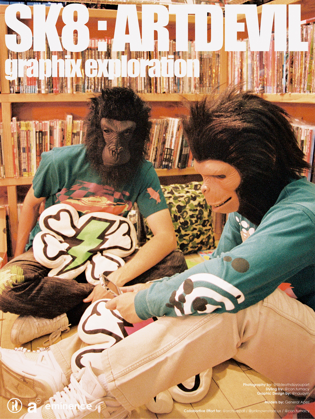 Sk8thing Comic Store General Apes Poster